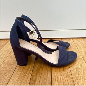 Kelly & Katie Women's Navy Heeled Sandals